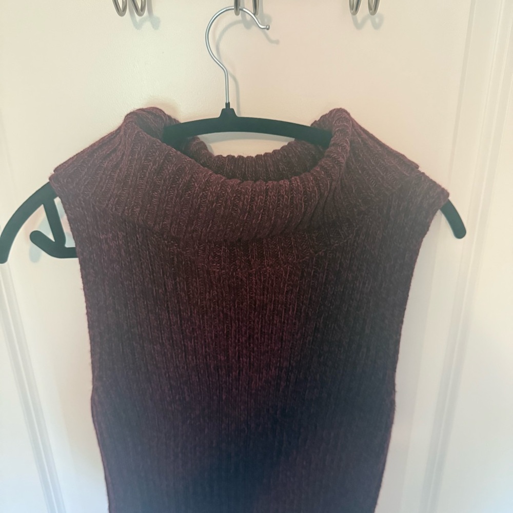 Faded Glory Burgundy Knit Sweater - Picture 5 of 9